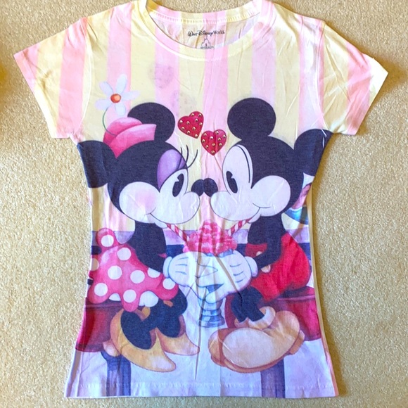 Walt Disney World Minnie & Mickey T-Shirt - Picture 1 of 3